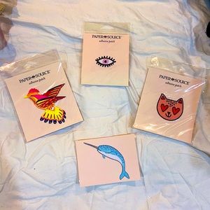 Adorable adhesive patches for jackets, jeans, purses, and more!